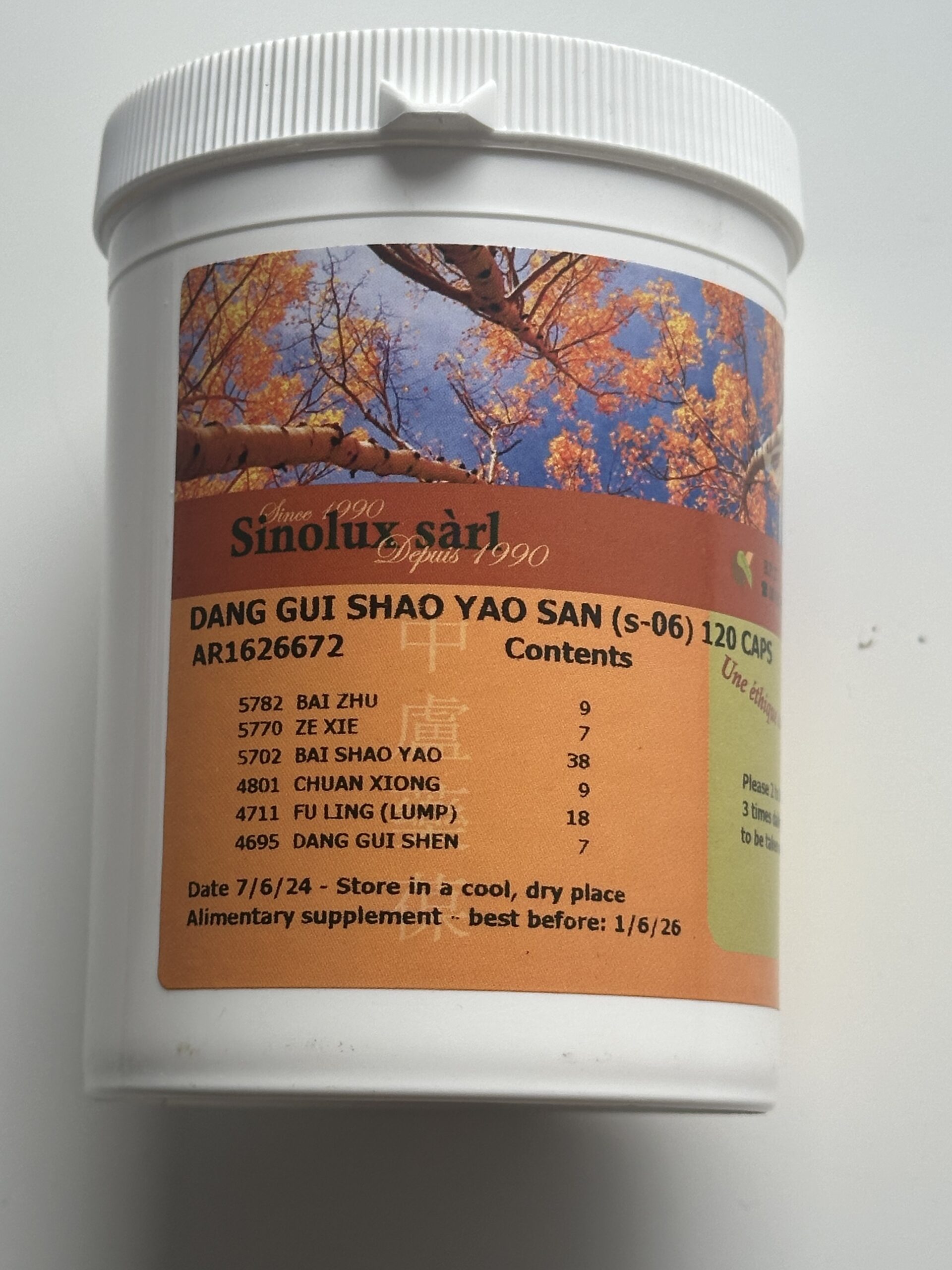 DANG GUI SHAO YAO SAN